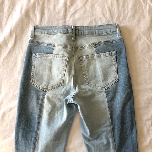 Two tone denim skinny jeans - Picture 4 of 6